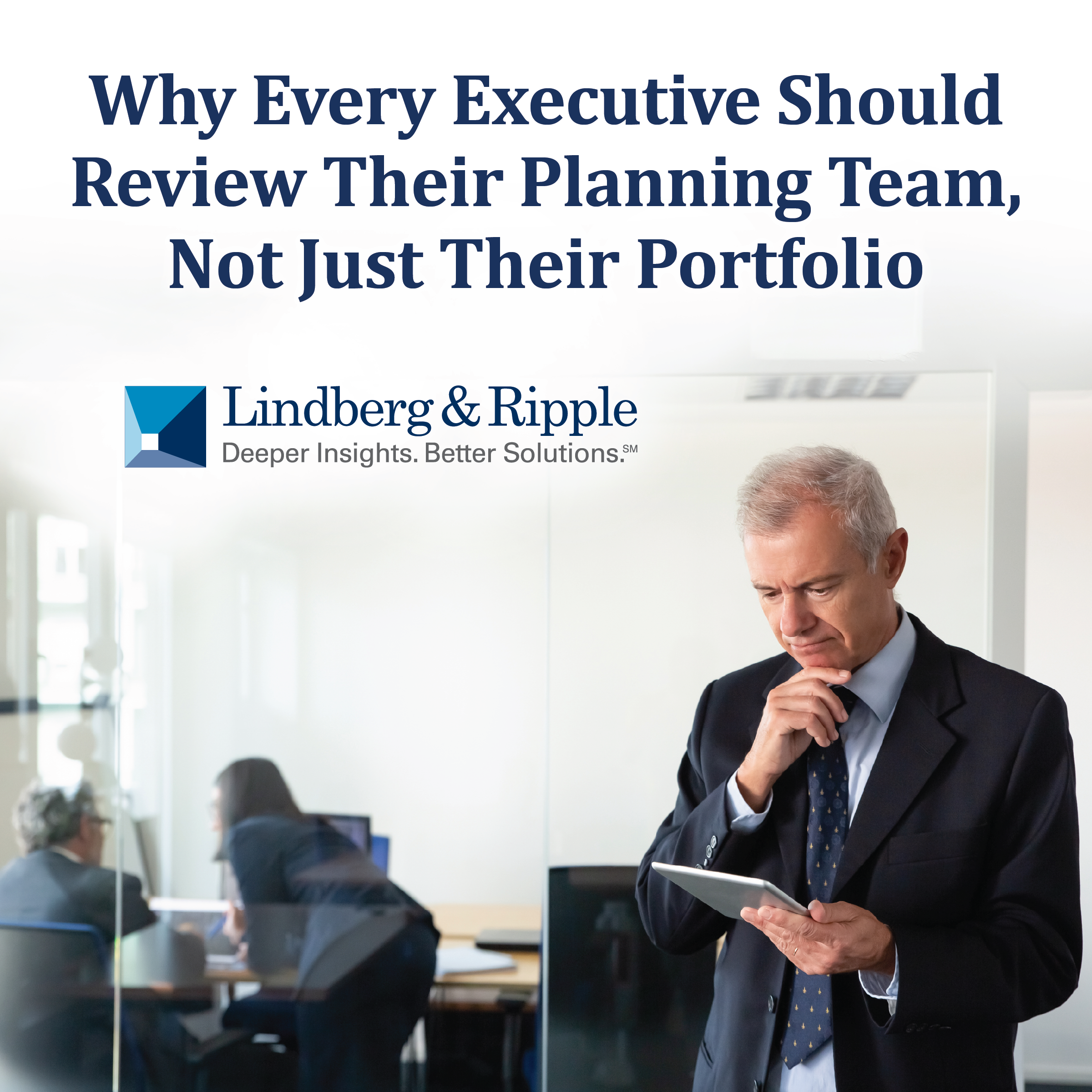 Why Every Executive Should Review Their Planning Team, Not Just Their Portfolio
